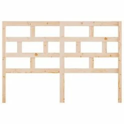 VidaXL Tête de lit 141x4x100 cm Bois massif de pin -Têtes et pieds de lit Soldes image 4 814189