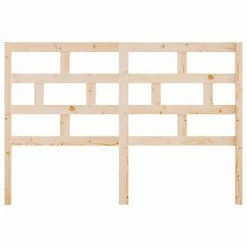 VidaXL Tête de lit 146x4x100 cm Bois massif de pin -Têtes et pieds de lit Soldes image 4 814194