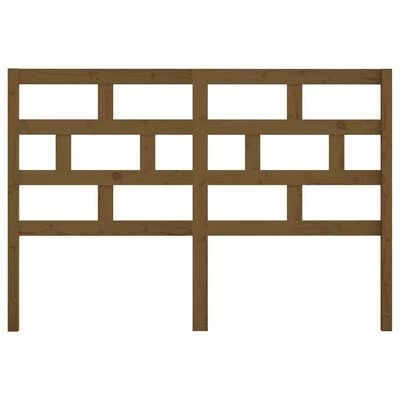 VidaXL Tête de lit Marron miel 146x4x100 cm Bois massif de pin 6 VidaXL Tête de lit Marron miel 146x4x100 cm Bois massif de pin – Image 4