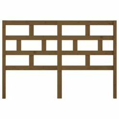 VidaXL Tête de lit Marron miel 156x4x100 cm Bois massif de pin 11 VidaXL Tête de lit Marron miel 156x4x100 cm Bois massif de pin -Têtes et pieds de lit Soldes image 4 814202