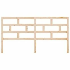 VidaXL Tête de lit 186x4x100 cm Bois massif de pin -Têtes et pieds de lit Soldes image 4 814209