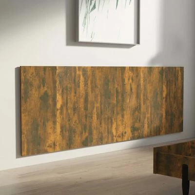 VidaXL Tête de lit murale Chêne fumé 240x1,5x80 cm Bois d'ingénierie 6 VidaXL Tête de lit murale Chêne fumé 240x1,5x80 cm Bois d'ingénierie – Image 4