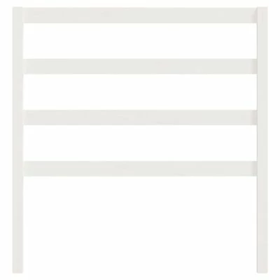VidaXL Tête de lit Blanc 81x4x100 cm Bois massif de pin 6 VidaXL Tête de lit Blanc 81x4x100 cm Bois massif de pin – Image 4