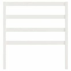 VidaXL Tête de lit Blanc 96x4x100 cm Bois massif de pin 11 VidaXL Tête de lit Blanc 96x4x100 cm Bois massif de pin -Têtes et pieds de lit Soldes image 4 817621