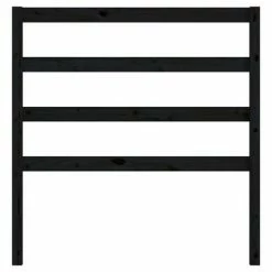VidaXL Tête de lit Noir 96x4x100 cm Bois massif de pin 11 VidaXL Tête de lit Noir 96x4x100 cm Bois massif de pin -Têtes et pieds de lit Soldes image 4 817624