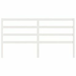 VidaXL Tête de lit Blanc 206x4x100 cm Bois massif de pin 11 VidaXL Tête de lit Blanc 206x4x100 cm Bois massif de pin -Têtes et pieds de lit Soldes image 4 817661