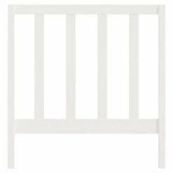 VidaXL Tête de lit Blanc 106x4x100 cm Bois massif de pin -Têtes et pieds de lit Soldes image 4 817676