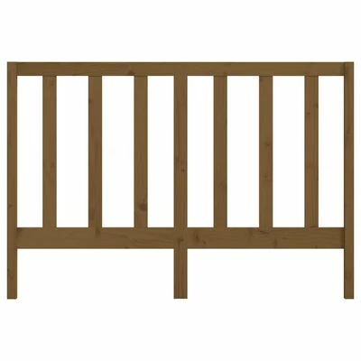 VidaXL Tête de lit Marron miel 146x4x100 cm Bois massif de pin 6 VidaXL Tête de lit Marron miel 146x4x100 cm Bois massif de pin – Image 4