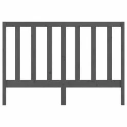 VidaXL Tête de lit Gris 166x4x100 cm Bois massif de pin -Têtes et pieds de lit Soldes image 4 817702