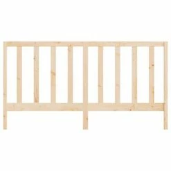 VidaXL Tête de lit 186x4x100 cm Bois massif de pin -Têtes et pieds de lit Soldes image 4 817705