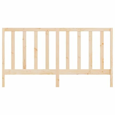 VidaXL Tête de lit 206x4x100 cm Bois massif de pin 6 VidaXL Tête de lit 206x4x100 cm Bois massif de pin – Image 4