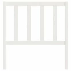 VidaXL Tête de lit Blanc 96x4x100 cm Bois massif de pin -Têtes et pieds de lit Soldes image 4 817721