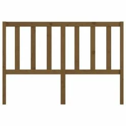 VidaXL Tête de lit Marron miel 126x4x100 cm Bois massif de pin 11 VidaXL Tête de lit Marron miel 126x4x100 cm Bois massif de pin -Têtes et pieds de lit Soldes image 4 817733