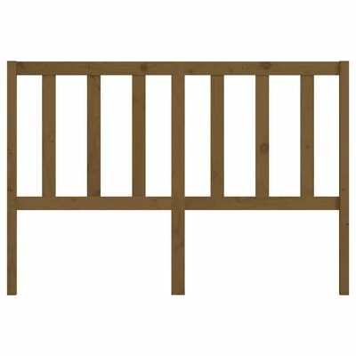 VidaXL Tête de lit Marron miel 146x4x100 cm Bois massif de pin 6 VidaXL Tête de lit Marron miel 146x4x100 cm Bois massif de pin – Image 4