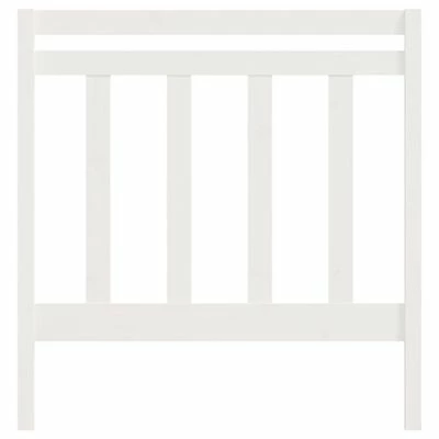 VidaXL Tête de lit Blanc 81x4x100 cm Bois massif de pin 6 VidaXL Tête de lit Blanc 81x4x100 cm Bois massif de pin – Image 4