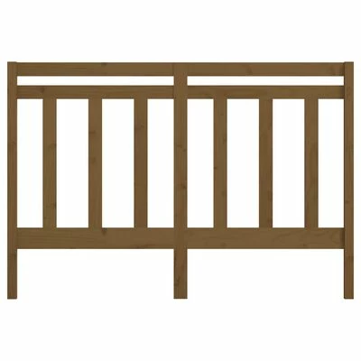 VidaXL Tête de lit Marron miel 156x4x100 cm Bois massif de pin 6 VidaXL Tête de lit Marron miel 156x4x100 cm Bois massif de pin – Image 4