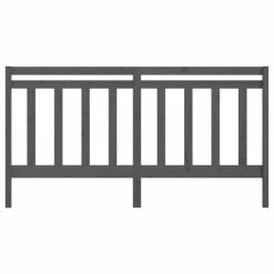 VidaXL Tête de lit Gris 186x4x100 cm Bois massif de pin 11 VidaXL Tête de lit Gris 186x4x100 cm Bois massif de pin -Têtes et pieds de lit Soldes image 4 817807