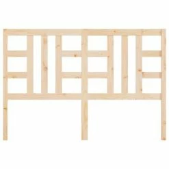 VidaXL Tête de lit 141x4x100 cm Bois massif de pin -Têtes et pieds de lit Soldes image 4 817835