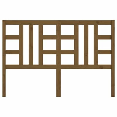 VidaXL Tête de lit Marron miel 156x4x100 cm Bois massif de pin 6 VidaXL Tête de lit Marron miel 156x4x100 cm Bois massif de pin – Image 4