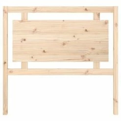 VidaXL Tête de lit 105,5x4x100 cm Bois massif de pin -Têtes et pieds de lit Soldes image 4 817925