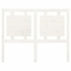 VidaXL Tête de lit Blanc 125,5x4x100 cm Bois massif de pin 11 VidaXL Tête de lit Blanc 125,5x4x100 cm Bois massif de pin -Têtes et pieds de lit Soldes image 4 817931