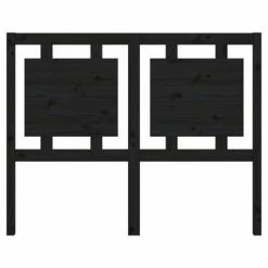 VidaXL Tête de lit Noir 125,5x4x100 cm Bois massif de pin 11 VidaXL Tête de lit Noir 125,5x4x100 cm Bois massif de pin -Têtes et pieds de lit Soldes image 4 817934