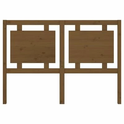 VidaXL Tête de lit Marron miel 140,5x4x100 cm Bois massif de pin 6 VidaXL Tête de lit Marron miel 140,5x4x100 cm Bois massif de pin – Image 4