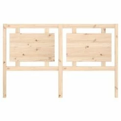 VidaXL Tête de lit 155,5x4x100 cm Bois massif de pin -Têtes et pieds de lit Soldes image 4 817945