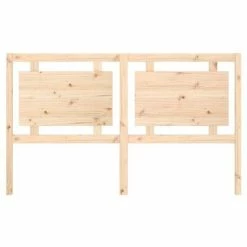VidaXL Tête de lit 165,5x4x100 cm Bois massif de pin -Têtes et pieds de lit Soldes image 4 817950