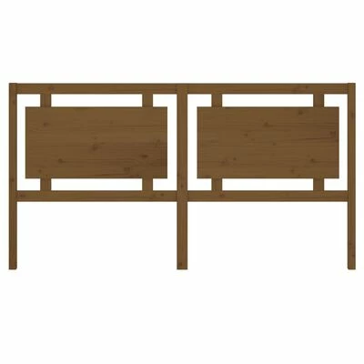 VidaXL Tête de lit Marron miel 185,5x4x100 cm Bois massif de pin 6 VidaXL Tête de lit Marron miel 185,5x4x100 cm Bois massif de pin – Image 4