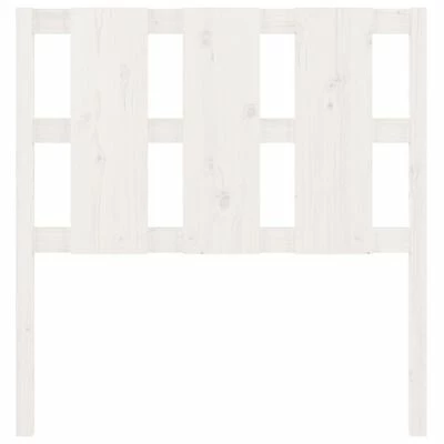VidaXL Tête de lit Blanc 95,5x4x100 cm Bois massif de pin 6 VidaXL Tête de lit Blanc 95,5x4x100 cm Bois massif de pin – Image 4