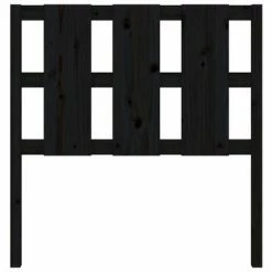 VidaXL Tête de lit Noir 95,5x4x100 cm Bois massif de pin 11 VidaXL Tête de lit Noir 95,5x4x100 cm Bois massif de pin -Têtes et pieds de lit Soldes image 4 817974