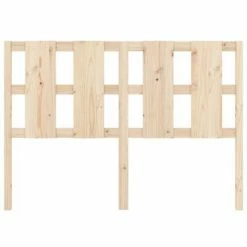 VidaXL Tête de lit 140,5x4x100 cm Bois massif de pin -Têtes et pieds de lit Soldes image 4 817985