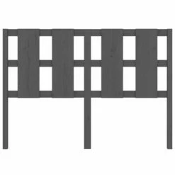 VidaXL Tête de lit Gris 140,5x4x100 cm Bois massif de pin 11 VidaXL Tête de lit Gris 140,5x4x100 cm Bois massif de pin -Têtes et pieds de lit Soldes image 4 817987