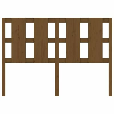 VidaXL Tête de lit Marron miel 145,5x4x100 cm Bois massif de pin 6 VidaXL Tête de lit Marron miel 145,5x4x100 cm Bois massif de pin – Image 4