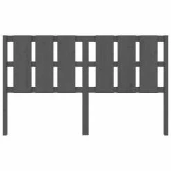 VidaXL Tête de lit Gris 165,5x4x100 cm Bois massif de pin 11 VidaXL Tête de lit Gris 165,5x4x100 cm Bois massif de pin -Têtes et pieds de lit Soldes image 4 818002