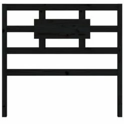 VidaXL Tête de lit Noir 95,5x4x100 cm Bois massif de pin 11 VidaXL Tête de lit Noir 95,5x4x100 cm Bois massif de pin -Têtes et pieds de lit Soldes image 4 818024