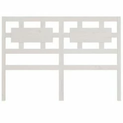 VidaXL Tête de lit Blanc 155,5x4x100 cm Bois massif de pin 11 VidaXL Tête de lit Blanc 155,5x4x100 cm Bois massif de pin -Têtes et pieds de lit Soldes image 4 818046