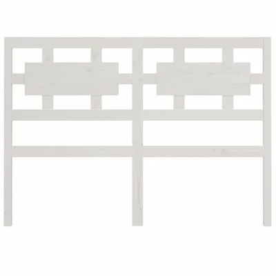 VidaXL Tête de lit Blanc 155,5x4x100 cm Bois massif de pin 6 VidaXL Tête de lit Blanc 155,5x4x100 cm Bois massif de pin – Image 4