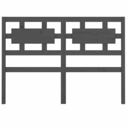 VidaXL Tête de lit Gris 185,5x4x100 cm Bois massif de pin 11 VidaXL Tête de lit Gris 185,5x4x100 cm Bois massif de pin -Têtes et pieds de lit Soldes image 4 818057