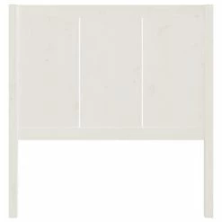 VidaXL Tête de lit Blanc 95,5x4x100 cm Bois massif de pin -Têtes et pieds de lit Soldes image 4 818071