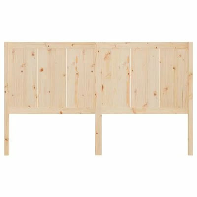 VidaXL Tête de lit 205,5x4x100 cm Bois massif de pin 6 VidaXL Tête de lit 205,5x4x100 cm Bois massif de pin – Image 4
