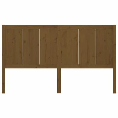 VidaXL Tête de lit Marron miel 205,5x4x100 cm Bois massif de pin 6 VidaXL Tête de lit Marron miel 205,5x4x100 cm Bois massif de pin – Image 4