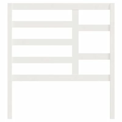 VidaXL Tête de lit Blanc 96x4x104 cm Bois massif de pin 6 VidaXL Tête de lit Blanc 96x4x104 cm Bois massif de pin – Image 4