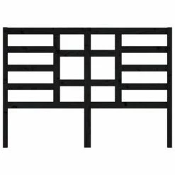 VidaXL Tête de lit Noir 126x4x104 cm Bois massif de pin 11 VidaXL Tête de lit Noir 126x4x104 cm Bois massif de pin -Têtes et pieds de lit Soldes image 4 818134