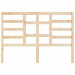 VidaXL Tête de lit 166x4x104 cm Bois massif de pin -Têtes et pieds de lit Soldes image 4 818150