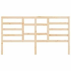 VidaXL Tête de lit 206x4x104 cm Bois massif de pin -Têtes et pieds de lit Soldes image 4 818160