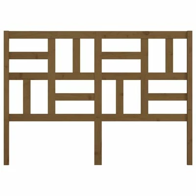 VidaXL Tête de lit Marron miel 146x4x104 cm Bois massif de pin 6 VidaXL Tête de lit Marron miel 146x4x104 cm Bois massif de pin – Image 4