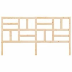 VidaXL Tête de lit 186x4x104 cm Bois massif de pin -Têtes et pieds de lit Soldes image 4 818205