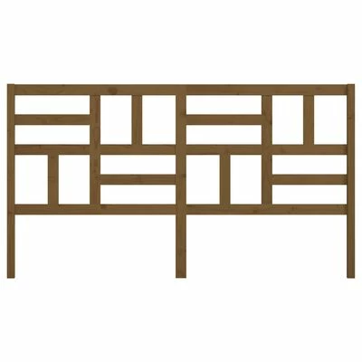 VidaXL Tête de lit Marron miel 186x4x104 cm Bois massif de pin 6 VidaXL Tête de lit Marron miel 186x4x104 cm Bois massif de pin – Image 4